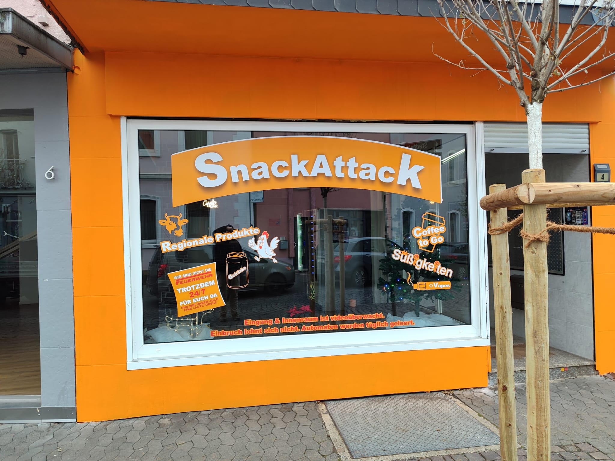 SnackAttack Kiosk Außenansicht